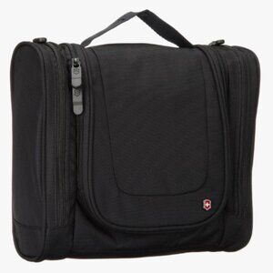 Victorinox Hanging Toiletry Bag – Black, 9" x 9.75" x 3.75"